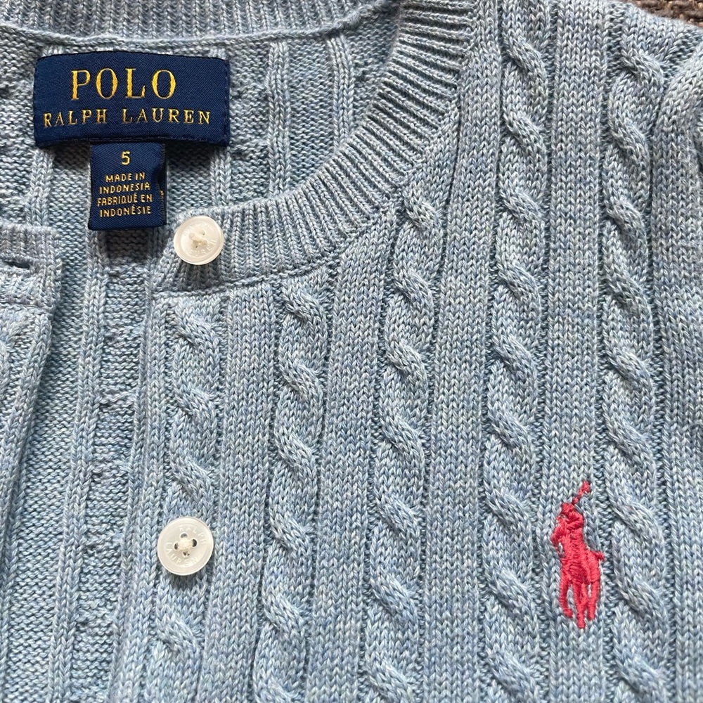 Ralph Lauren Girls Sweater Size 5